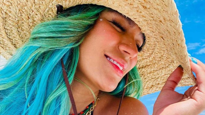 Karol-G La artista Karol G disfruta de unas vacaciones en México