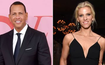 Alex Rodríguez festeja con la ex de Ben Affleck, Lindsay Shookus Alex Rodríguez festeja con la ex de Ben Affleck, Lindsay Shookus